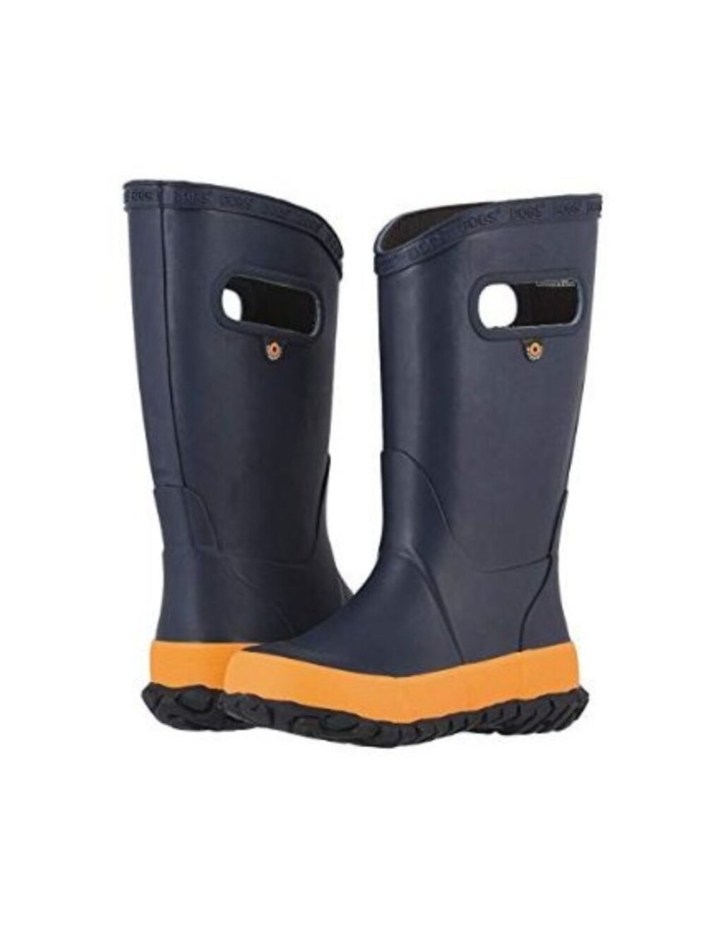 Bogs Kids Rainboot Solid Waterproof Rubber Boots Childrens Size 13